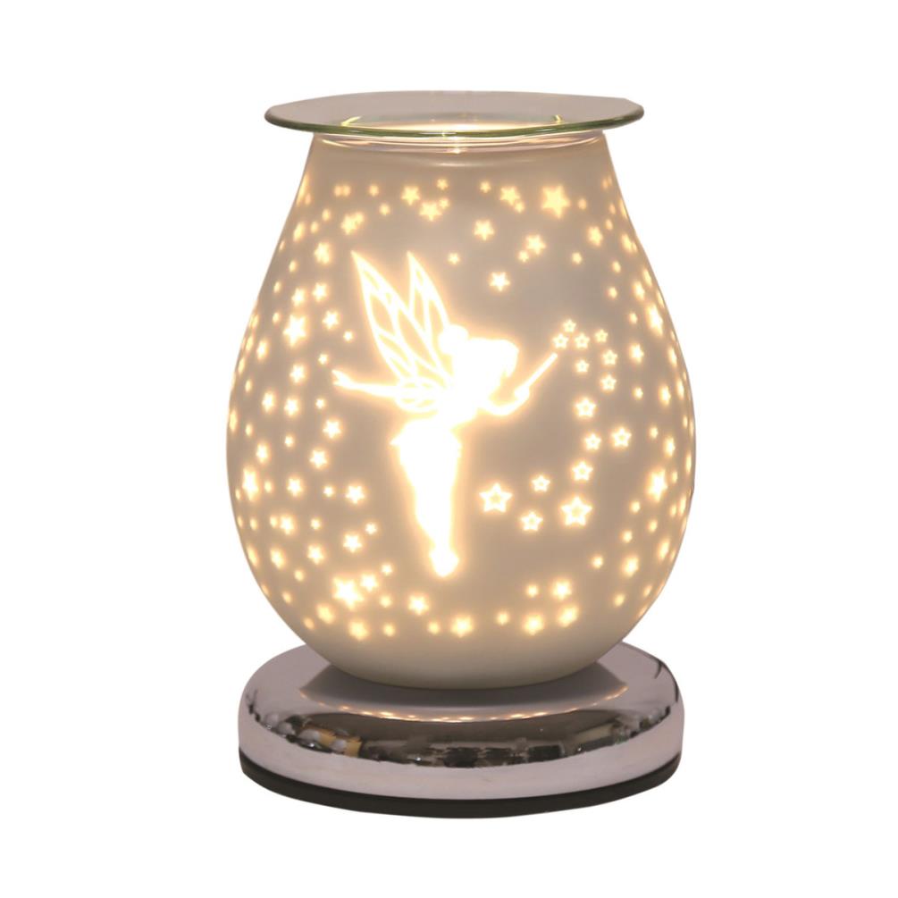 Aroma Fairy White Satin 3D Electric Wax Melt Warmer £23.39